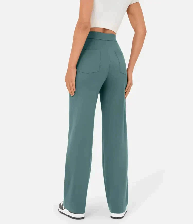 Pantalon Fluide Femme Taille Haute Confortable Moderne 6