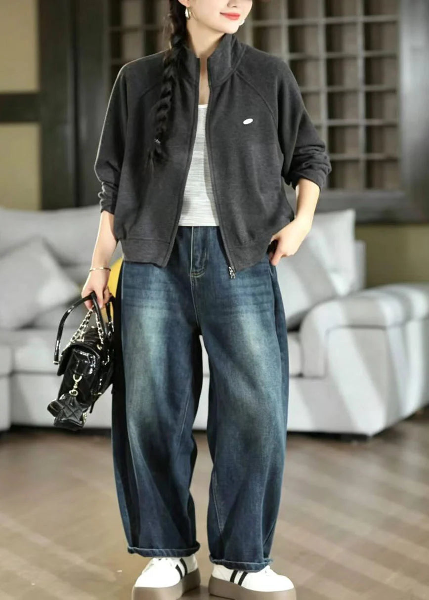 Pantalon Harem Femme Décontracté à Poches Oversize 4
