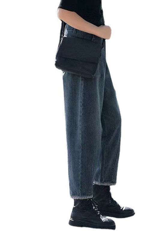 Pantalon Harem Femme Taille Haute avec Poches 4