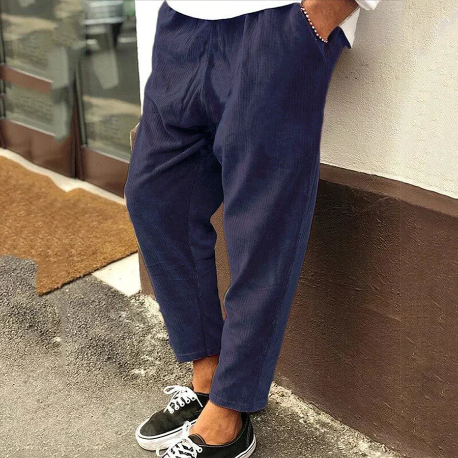 Pantalon Homme Décontracté Chic avec Silhouette Flatteuse 1