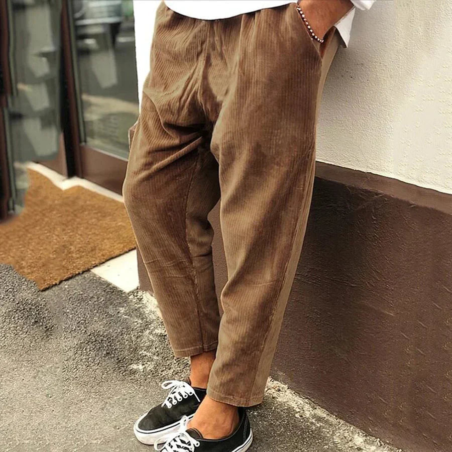 Pantalon Homme Décontracté Chic avec Silhouette Flatteuse 2