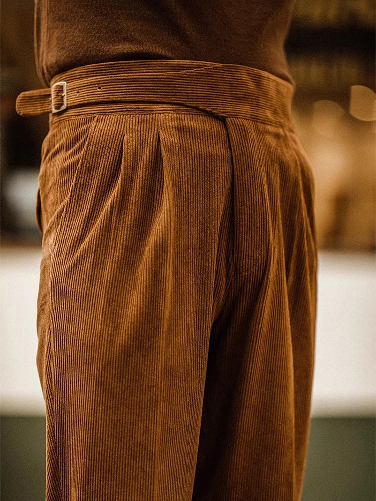 Pantalon Homme Vintage Coupe Rétro 1