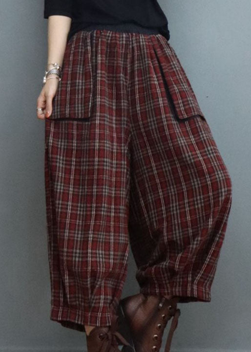 Pantalon Lanterne Ajusté à Poches 0