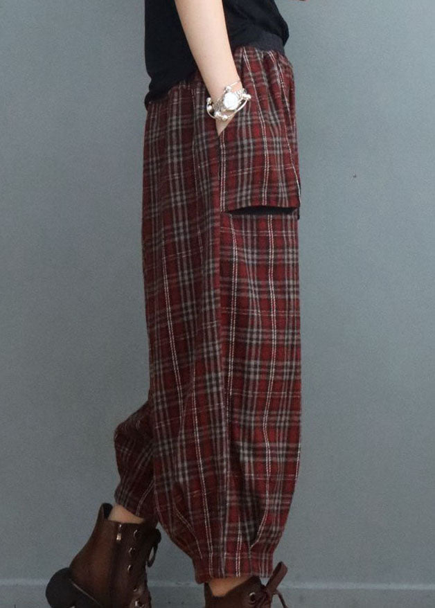 Pantalon Lanterne Ajusté à Poches 2