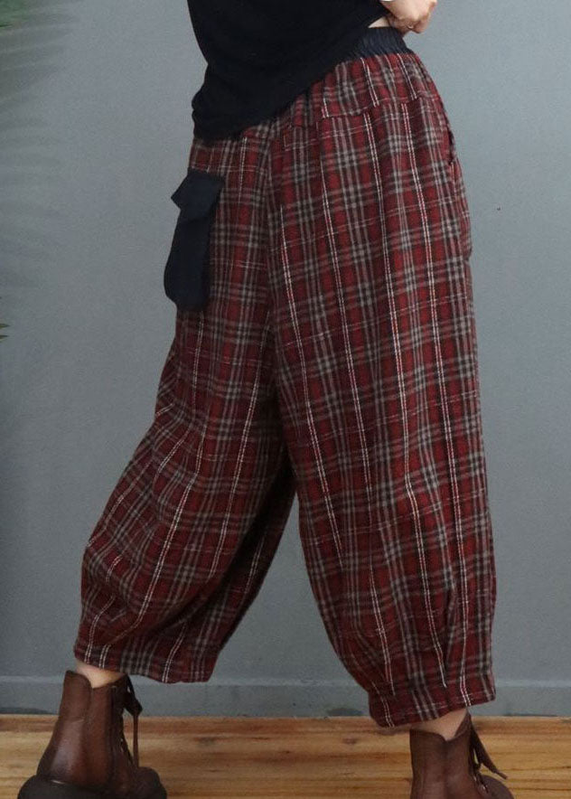 Pantalon Lanterne Ajusté à Poches 3
