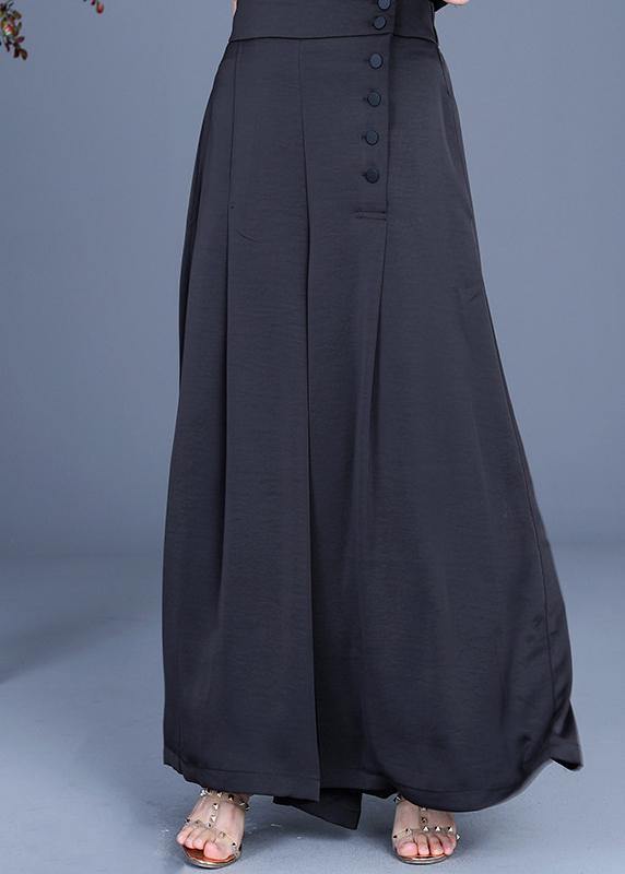 Pantalon Large à Boutons pour Femme 2