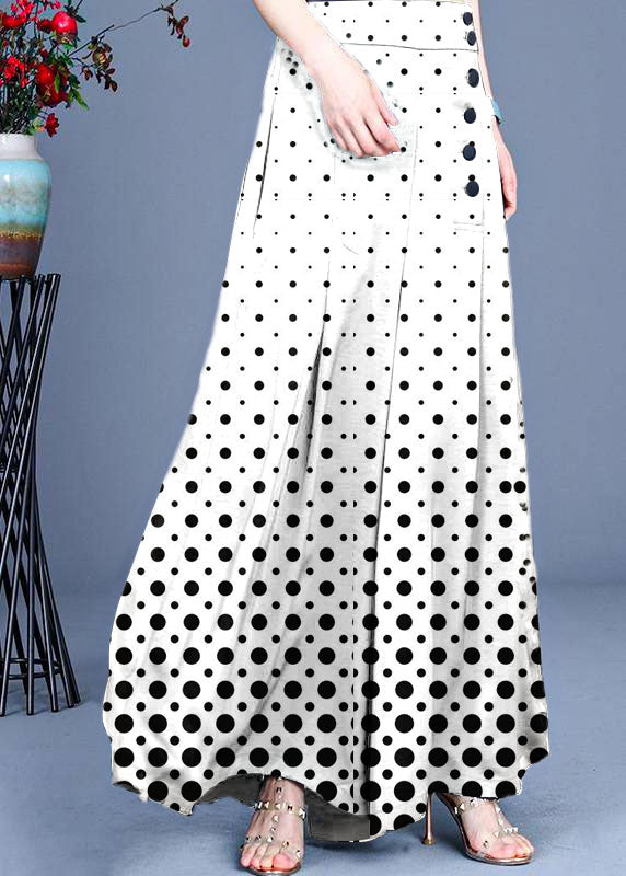Pantalon Large à Boutons pour Femme 5