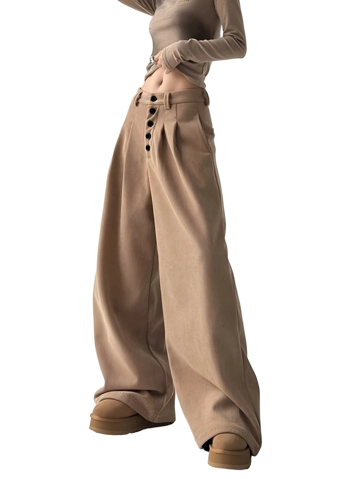 Pantalon Palazzo Femme Chic 0