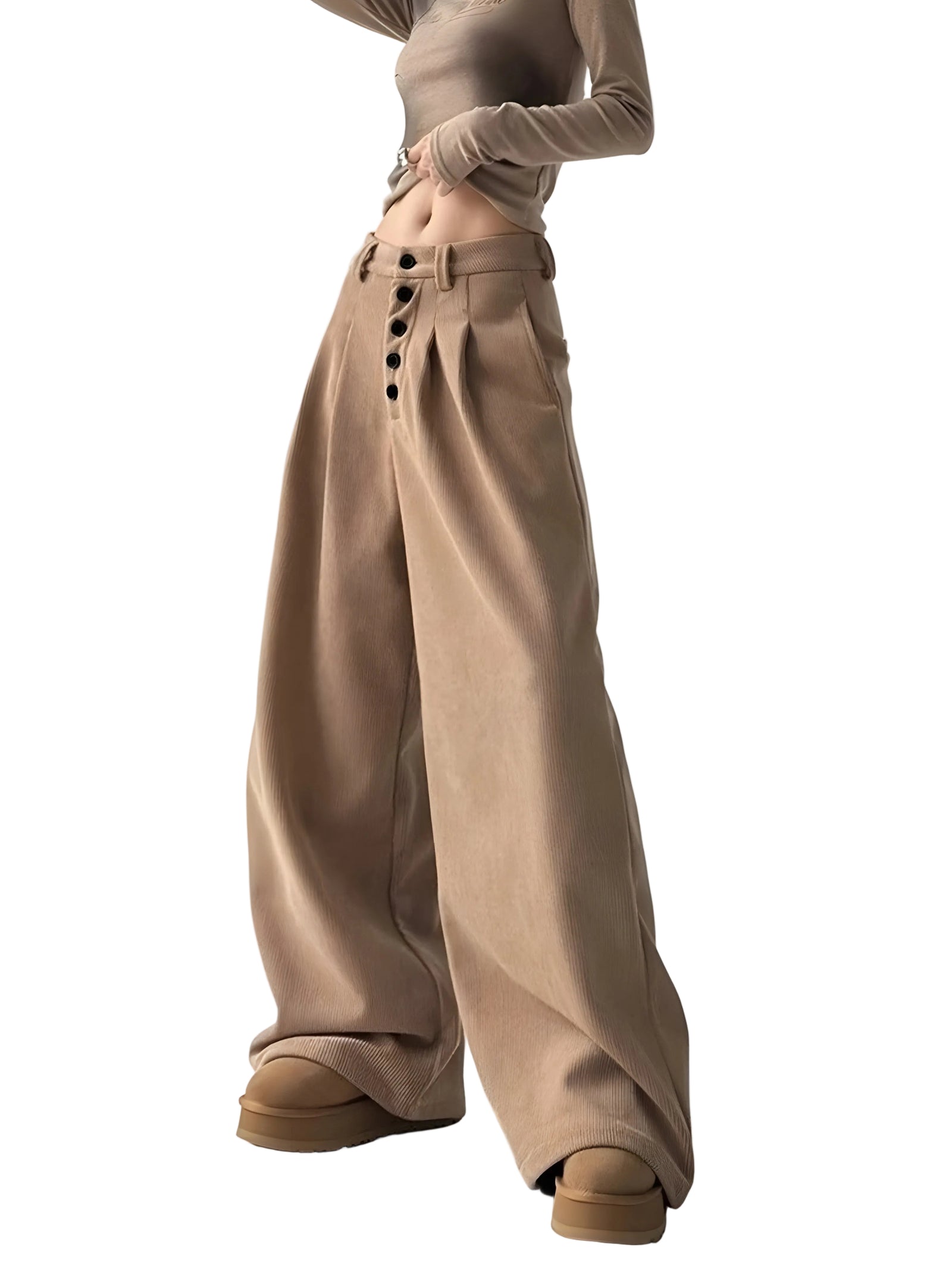 Pantalon Palazzo Femme Chic 0