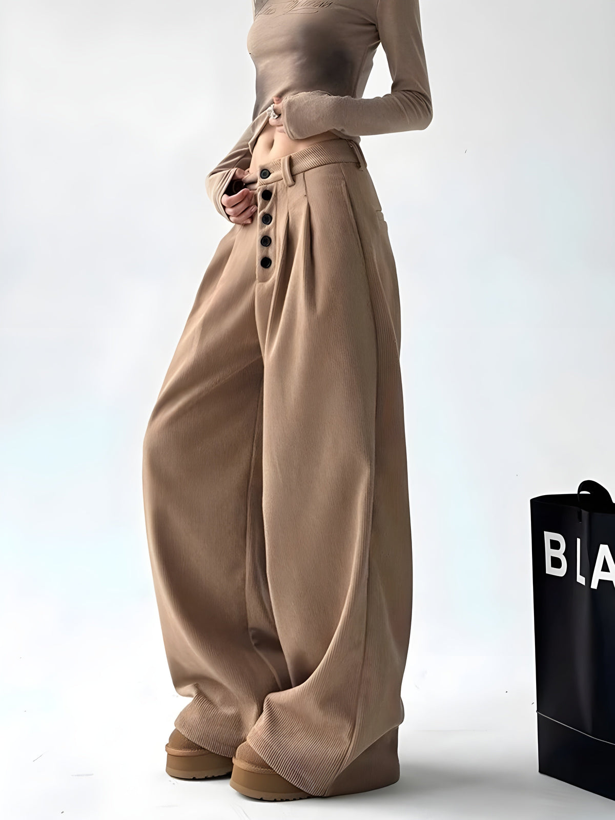 Pantalon Palazzo Femme Chic 2