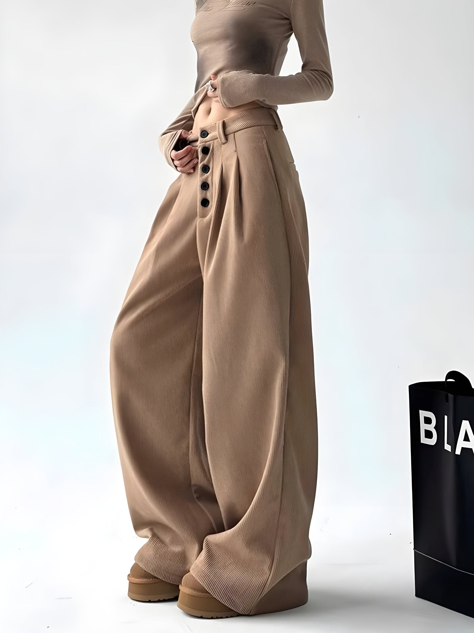 Pantalon Palazzo Femme Chic 2