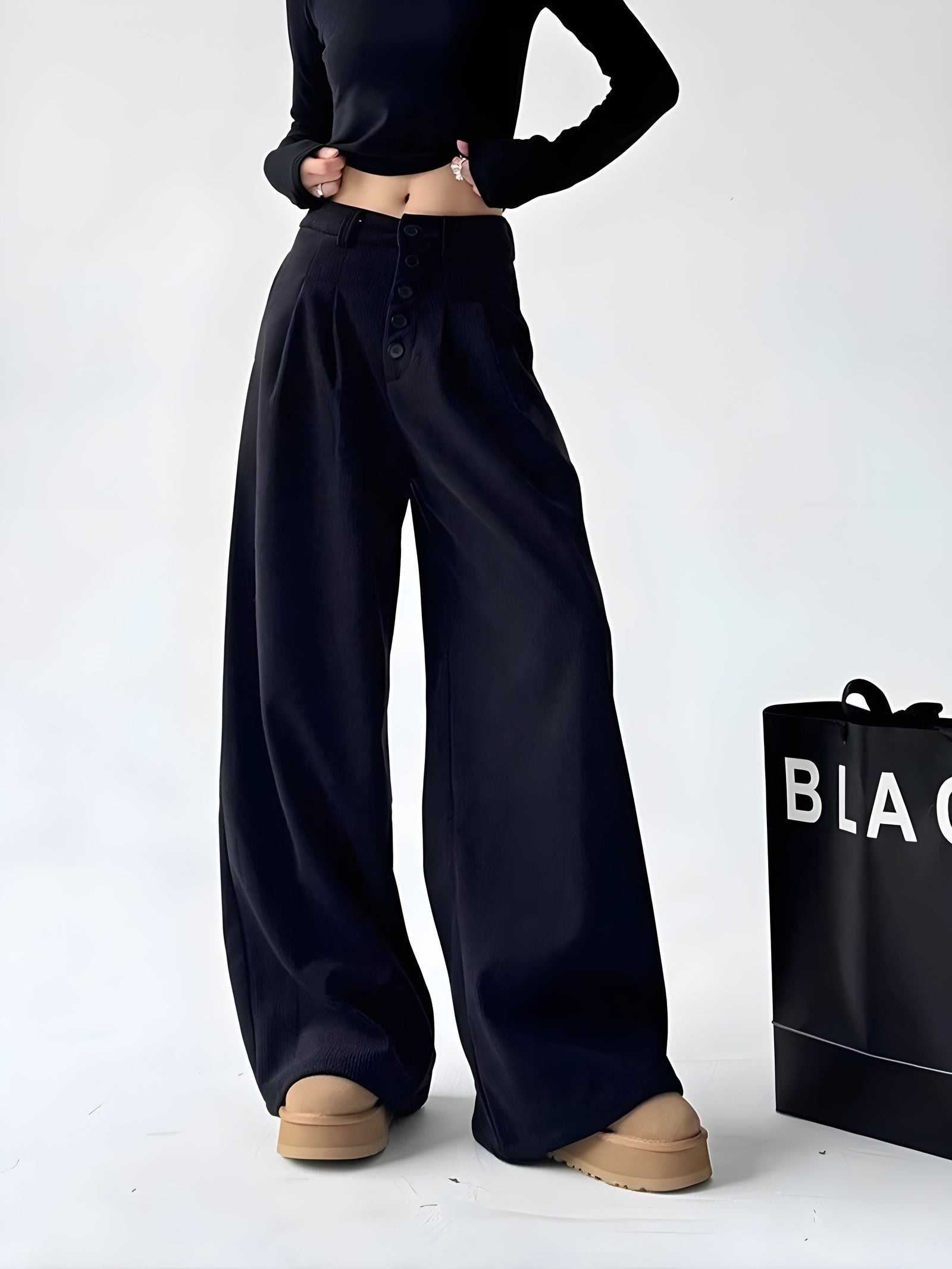 Pantalon Palazzo Femme Chic 8