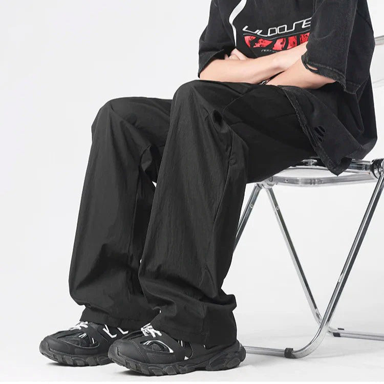 Pantalon Parachute Décontracté 4