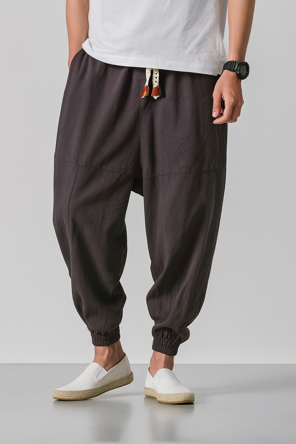 Pantalon Sarouel Décontracté pour Homme 2
