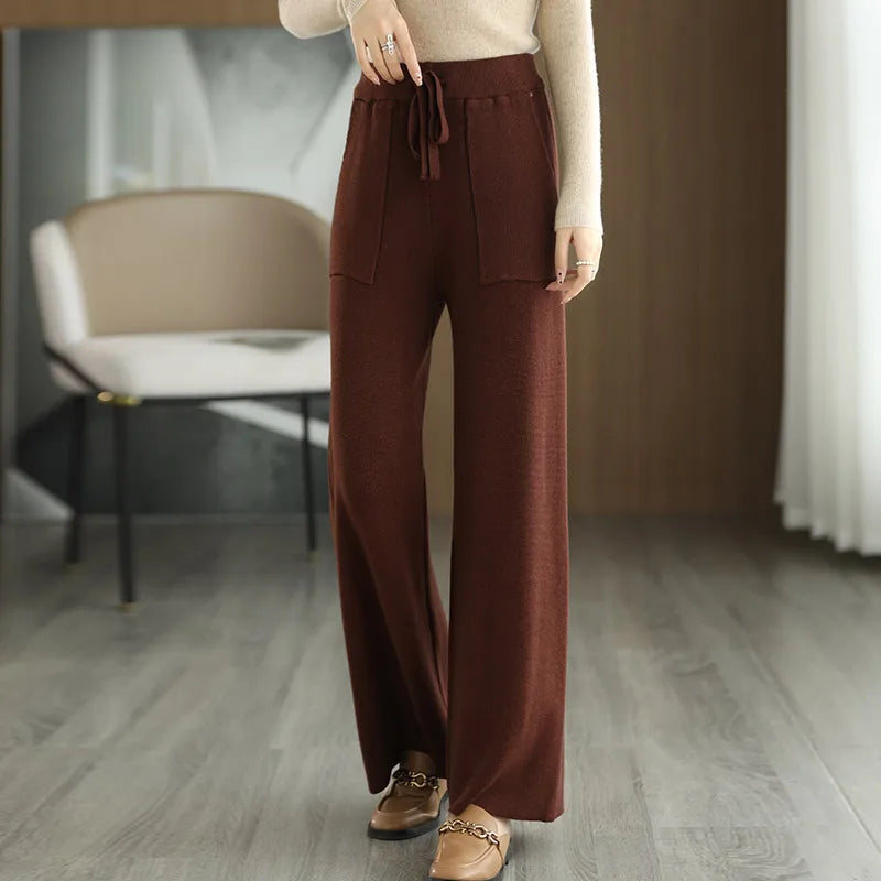 Pantalon Taille Haute Décontracté 1