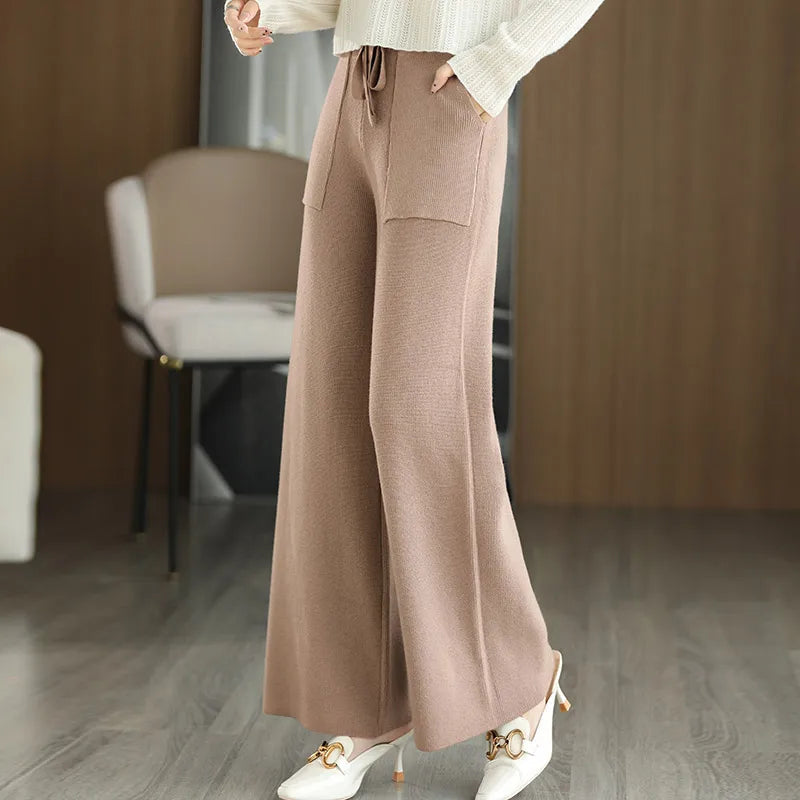 Pantalon Taille Haute Décontracté 3