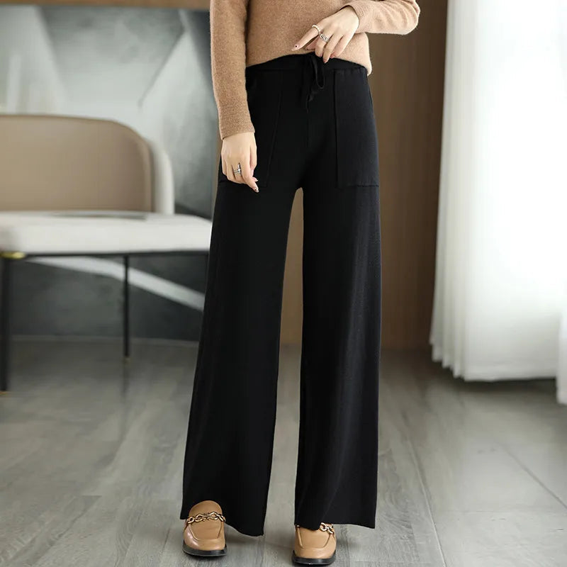 Pantalon Taille Haute Décontracté 4