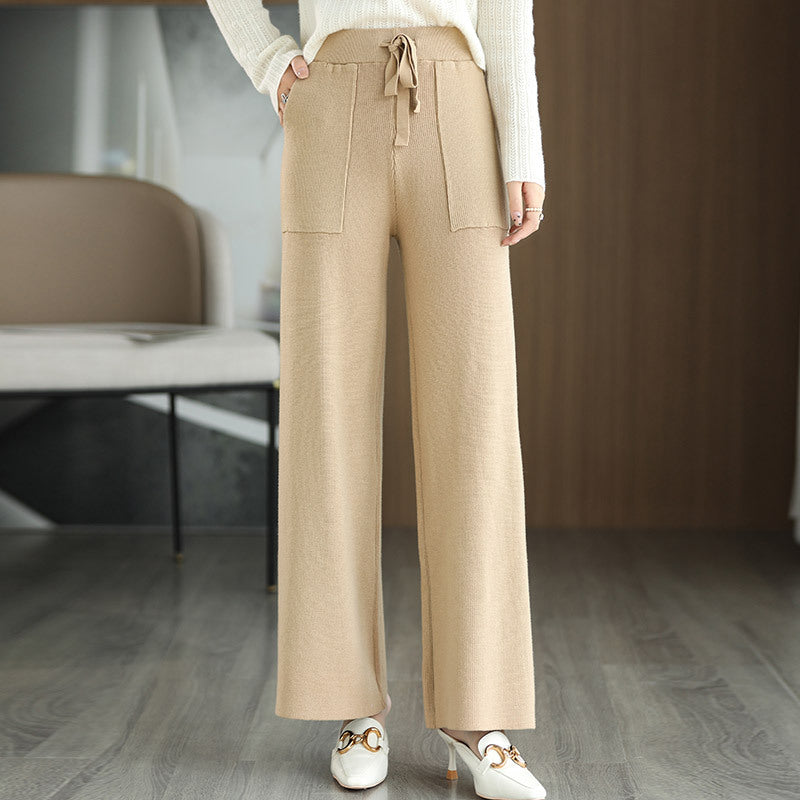 Pantalon Taille Haute Décontracté 9