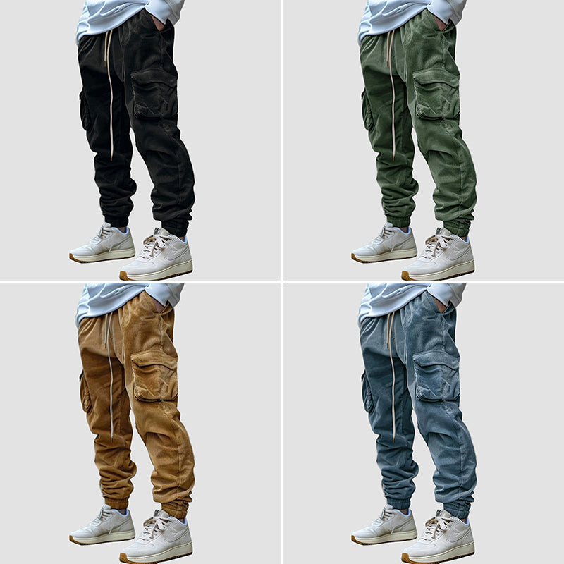 Pantalon Vintage Décontracté pour Homme 4