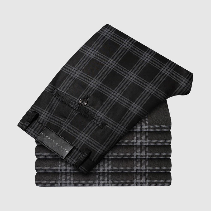 Pantalon à Carreaux pour Homme Style Décontracté 2