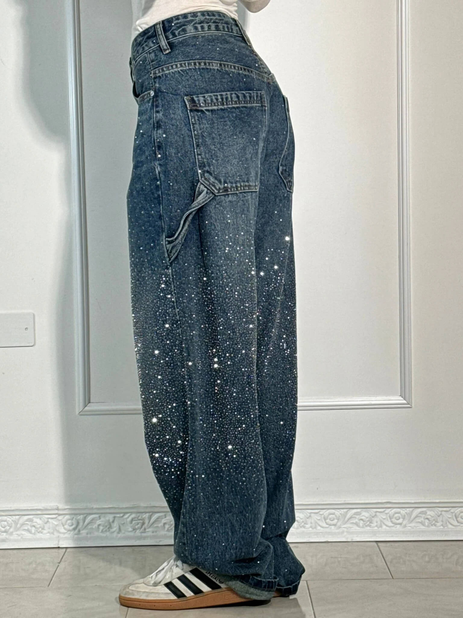 Pantalon à Jambes Larges pour Femme Printanier 2