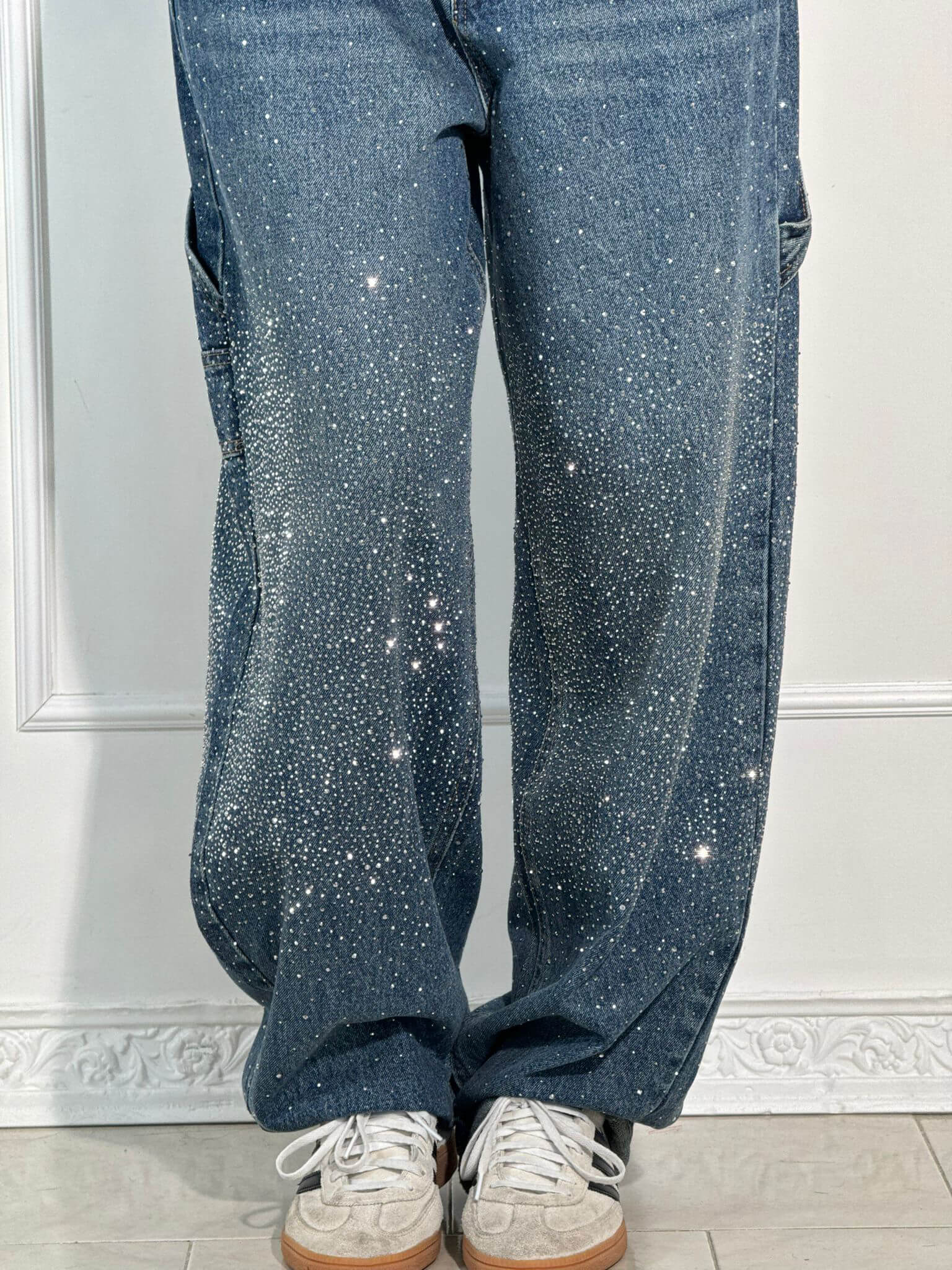 Pantalon à Jambes Larges pour Femme Printanier 3