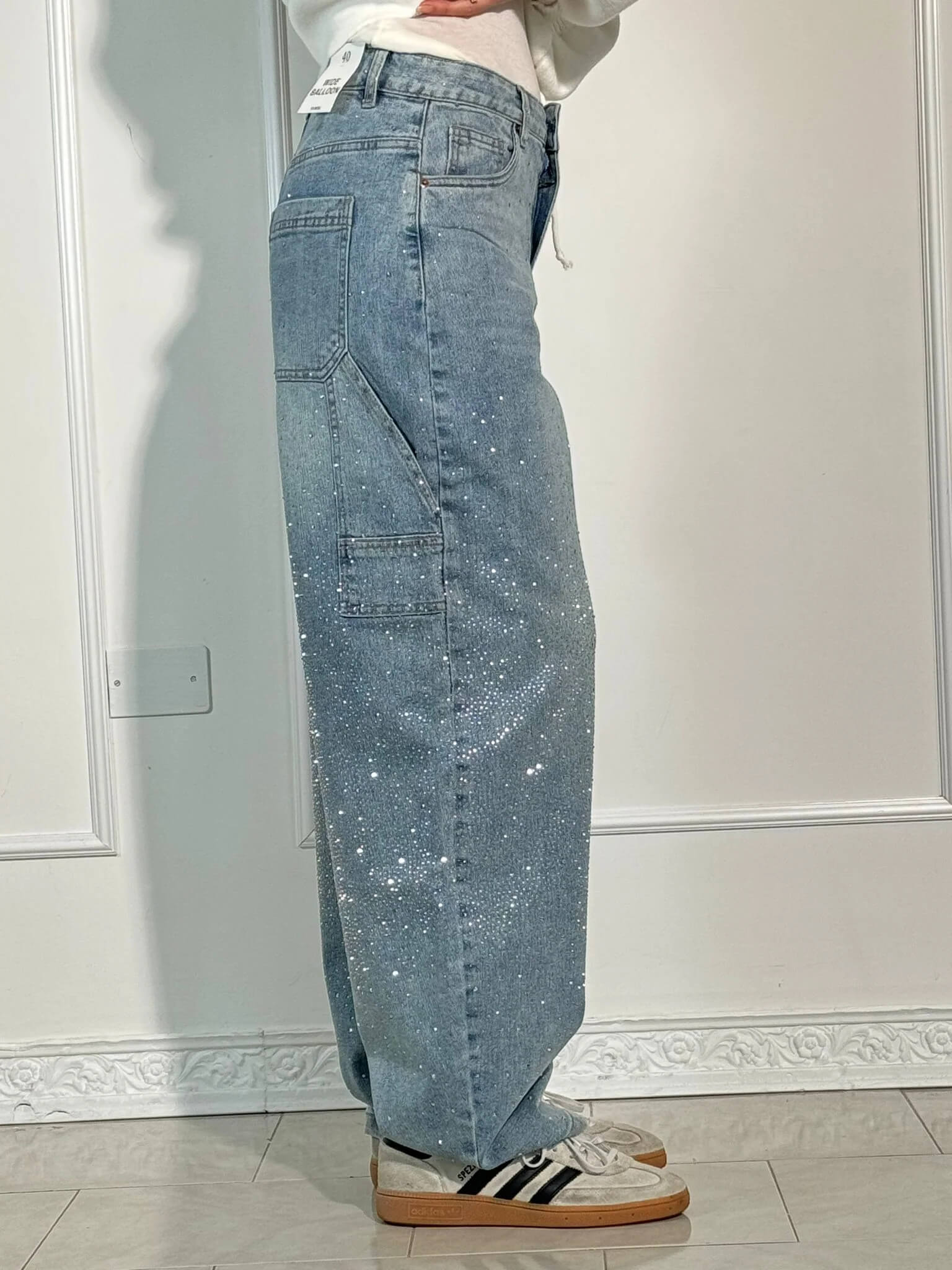Pantalon à Jambes Larges pour Femme Printanier 7