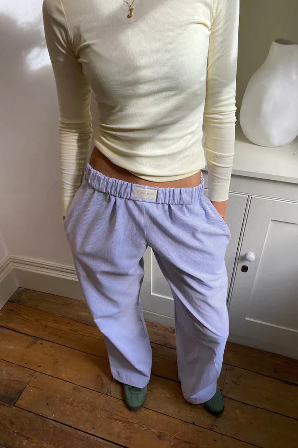 Pantalon ample à rayures pour femme 11