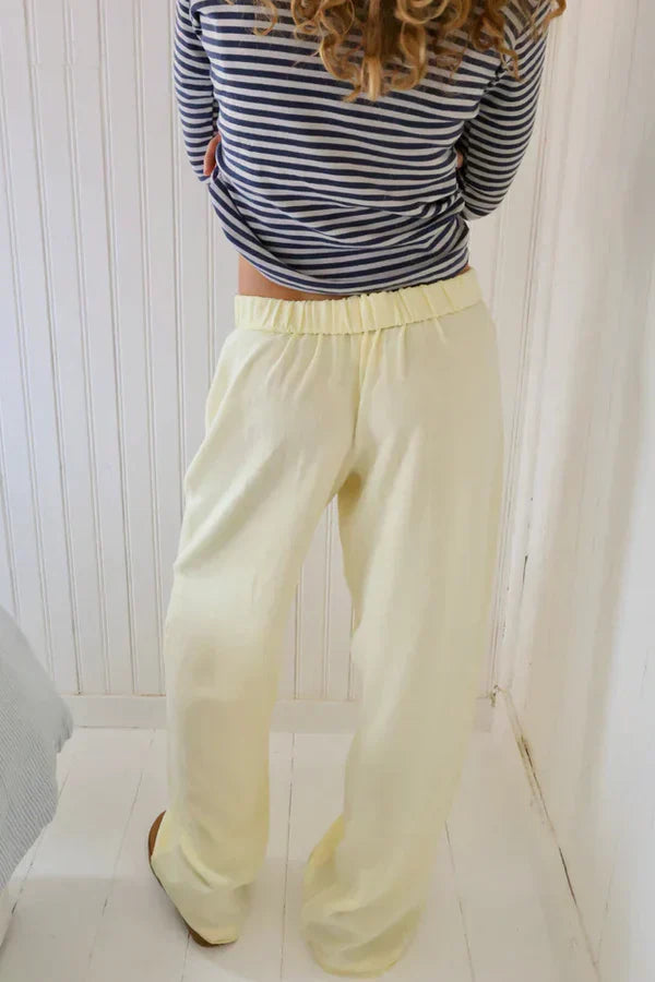 Pantalon ample à rayures pour femme 5