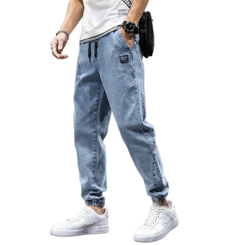 Pantalon de Jogging en Jean Décontracté 0