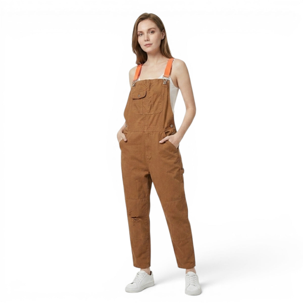 Pantalon de jardin unisexe à bretelles réglables 1