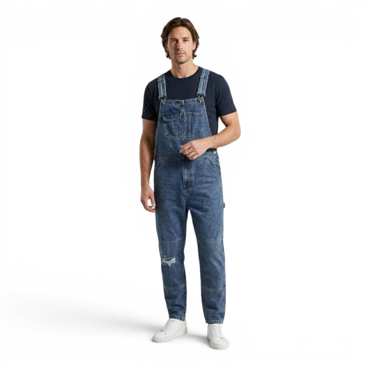 Pantalon de jardin unisexe à bretelles réglables 4