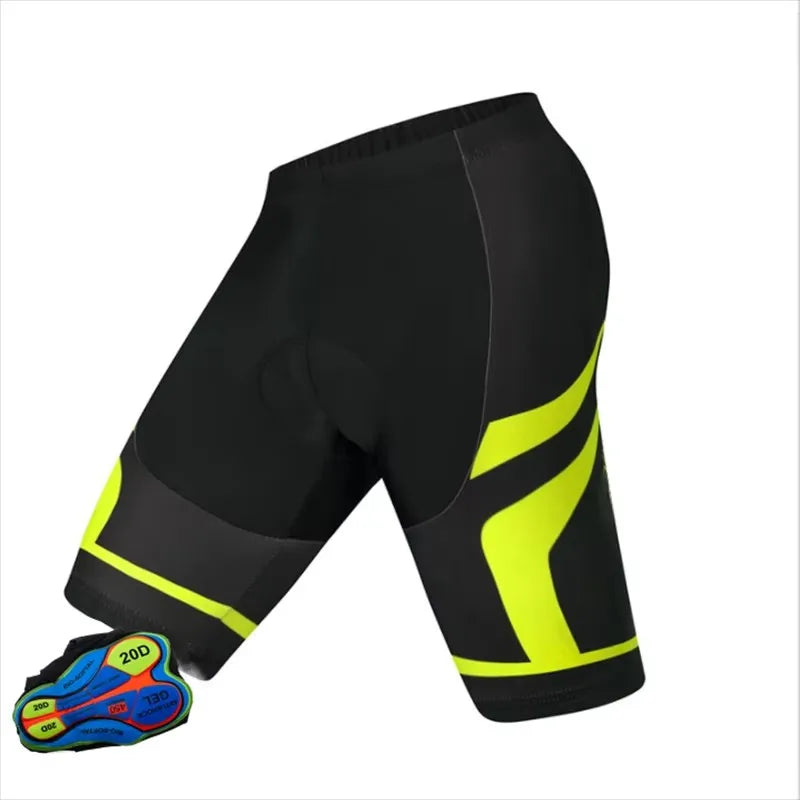 Pantalon de vélo pour hommes en gel rembourré 20D 0