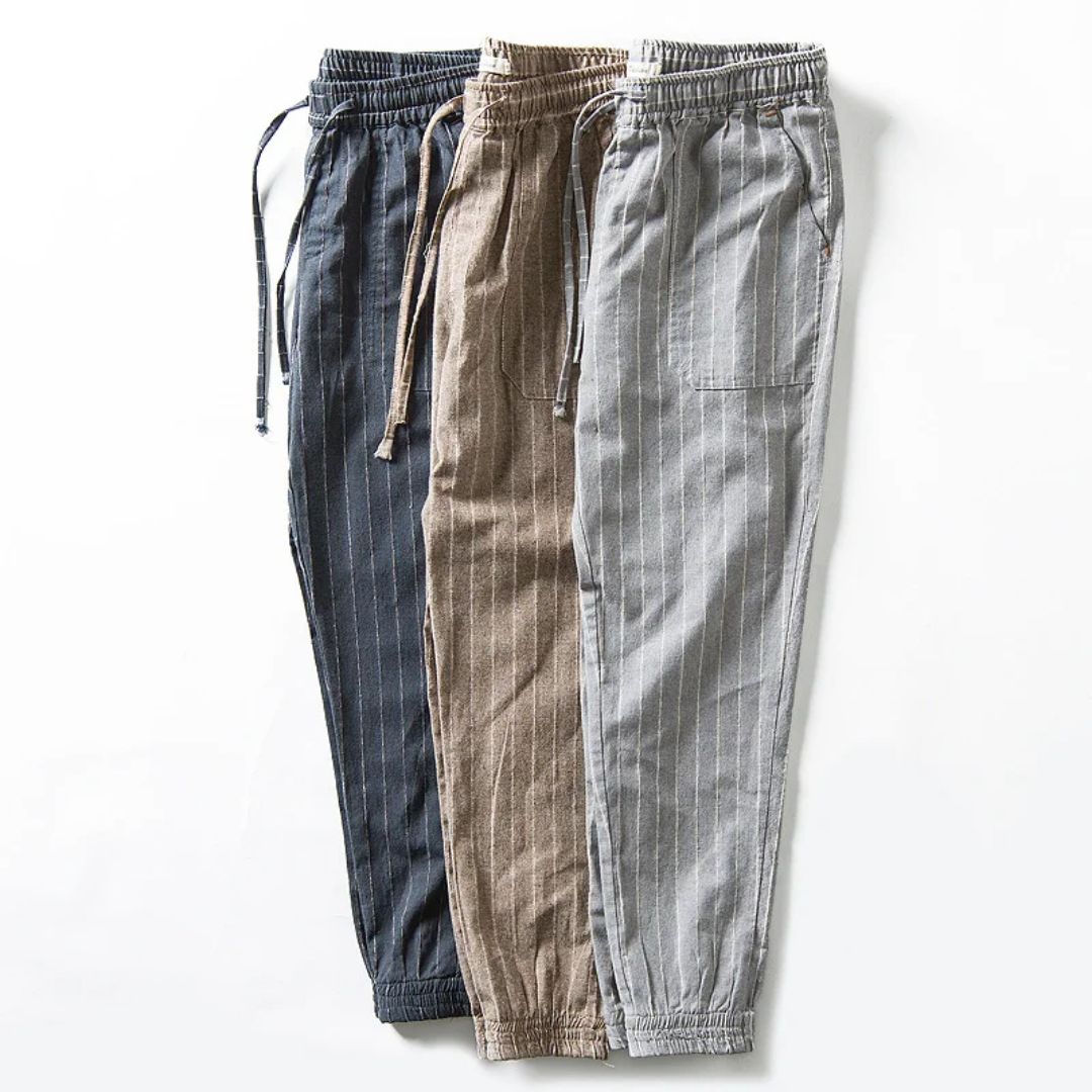 Pantalon en Lin pour Femme Style Décontracté 1