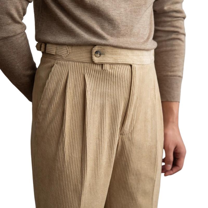 Pantalon pour Homme Coupe Droite Rétro 0