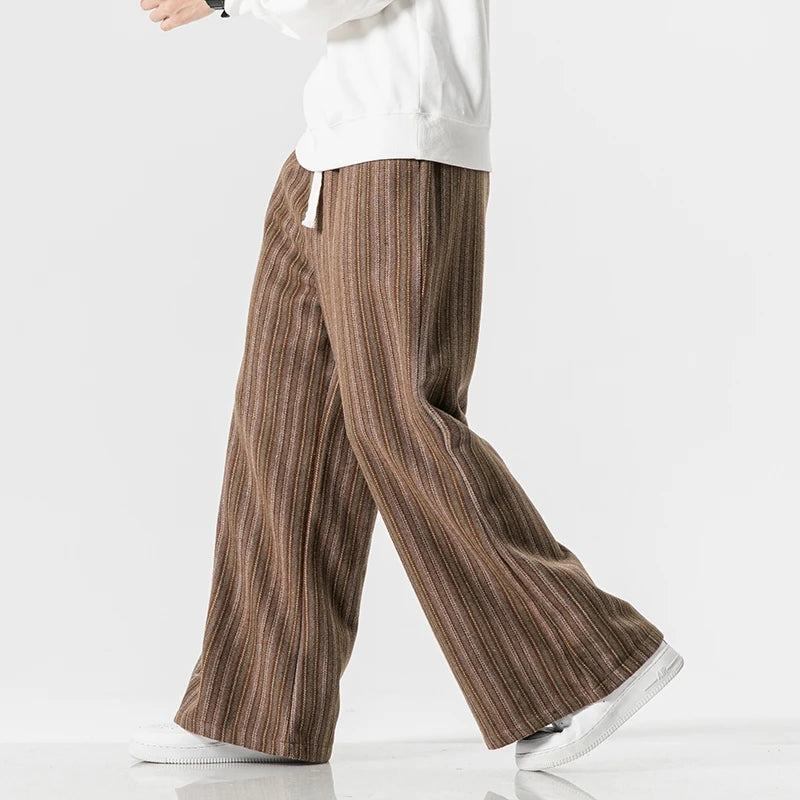 Pantalon pour Homme Style Hakama Moderne 2