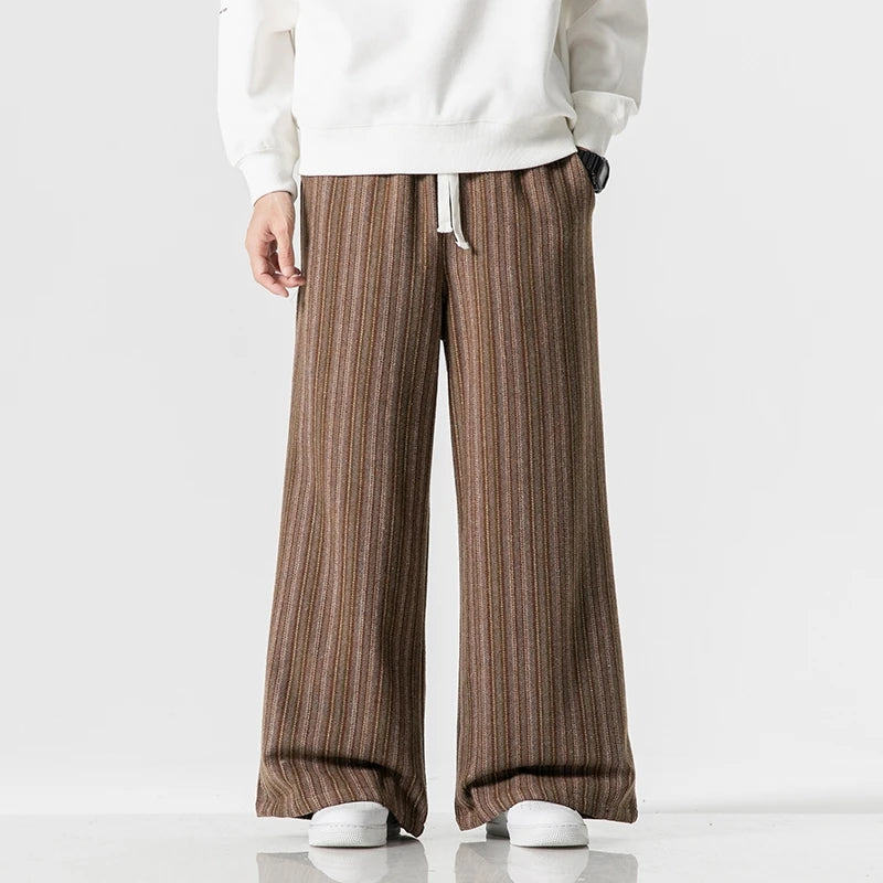 Pantalon pour Homme Style Hakama Moderne 3