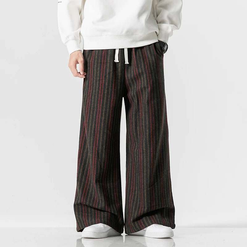 Pantalon pour Homme Style Hakama Moderne 6