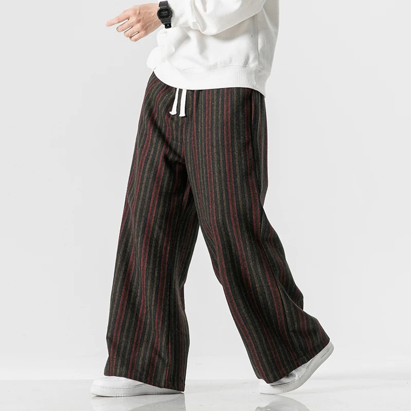 Pantalon pour Homme Style Hakama Moderne 7