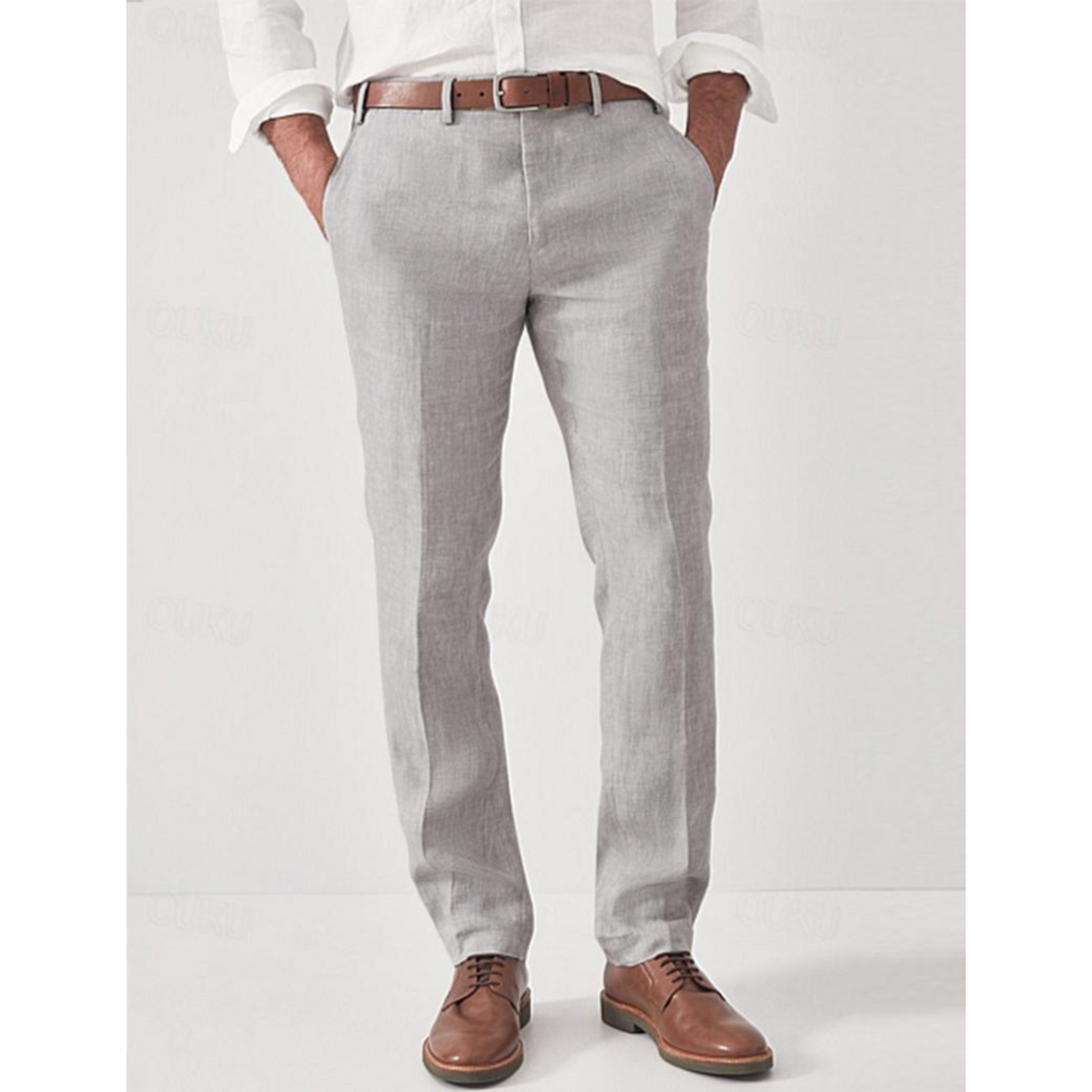 Pantalon pour Hommes Coupe Classique 0