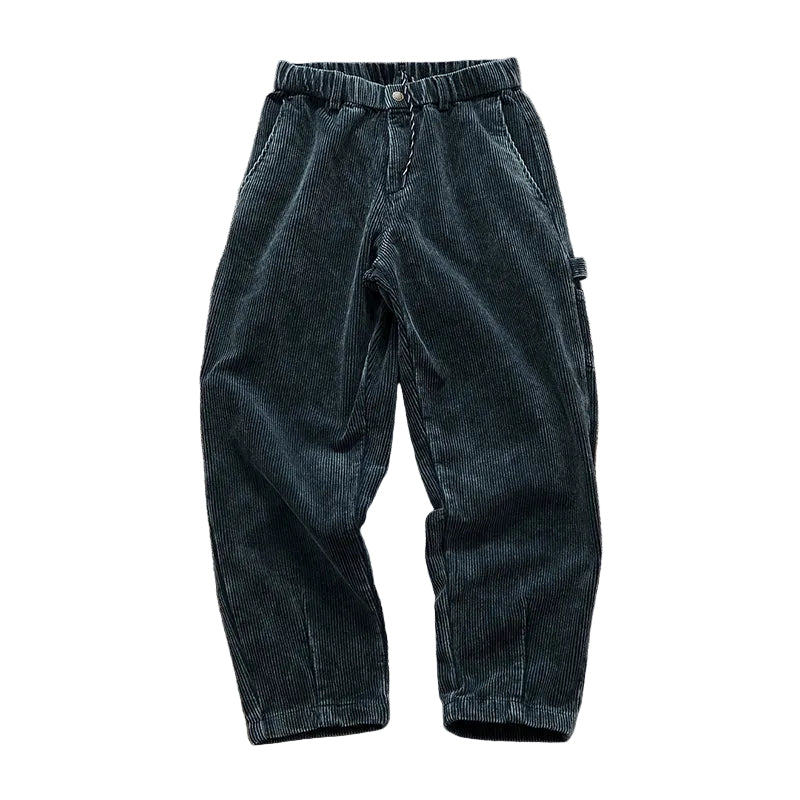 Pantalon pour hommes en velours côtelé décontracté 0