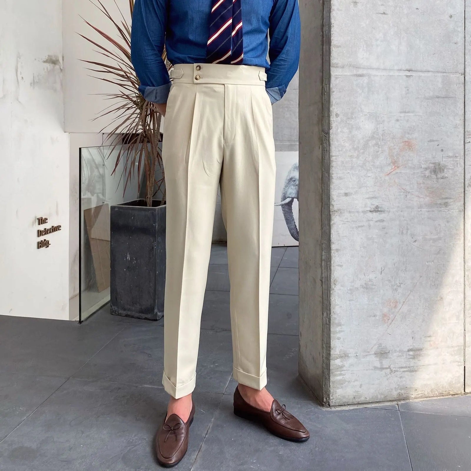 Pantalons Personnalisés Classiques pour Hommes 2