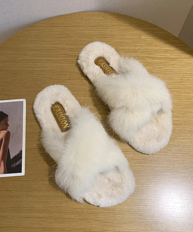 Pantoufles Femme Brides Croisées Confortables 3