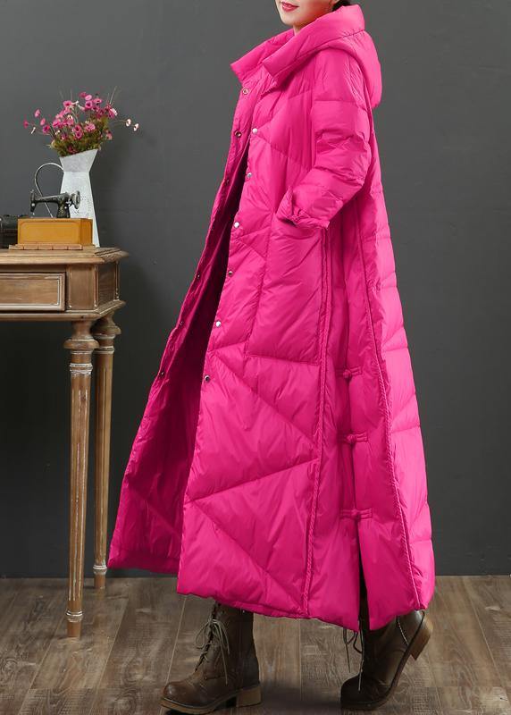 Parka Femme à Capuche Ample avec Boutonnage 3