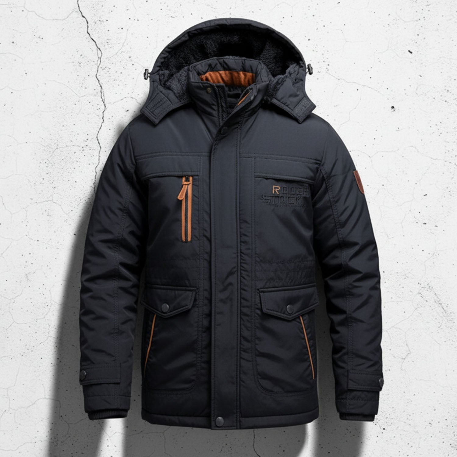 Parka Homme à Capuche Pratique 1