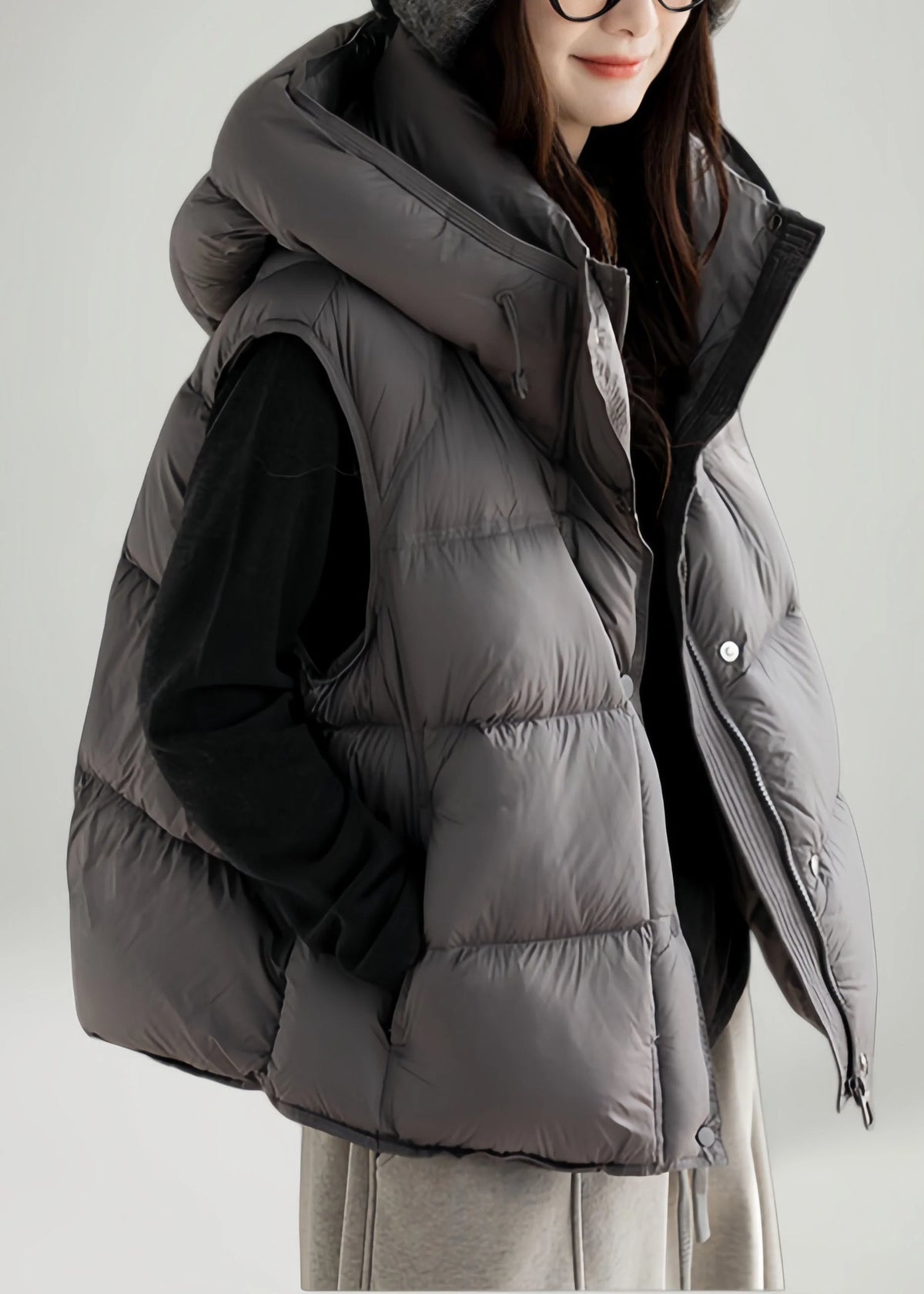 Parka d'hiver homme à capuche coupe ample 1