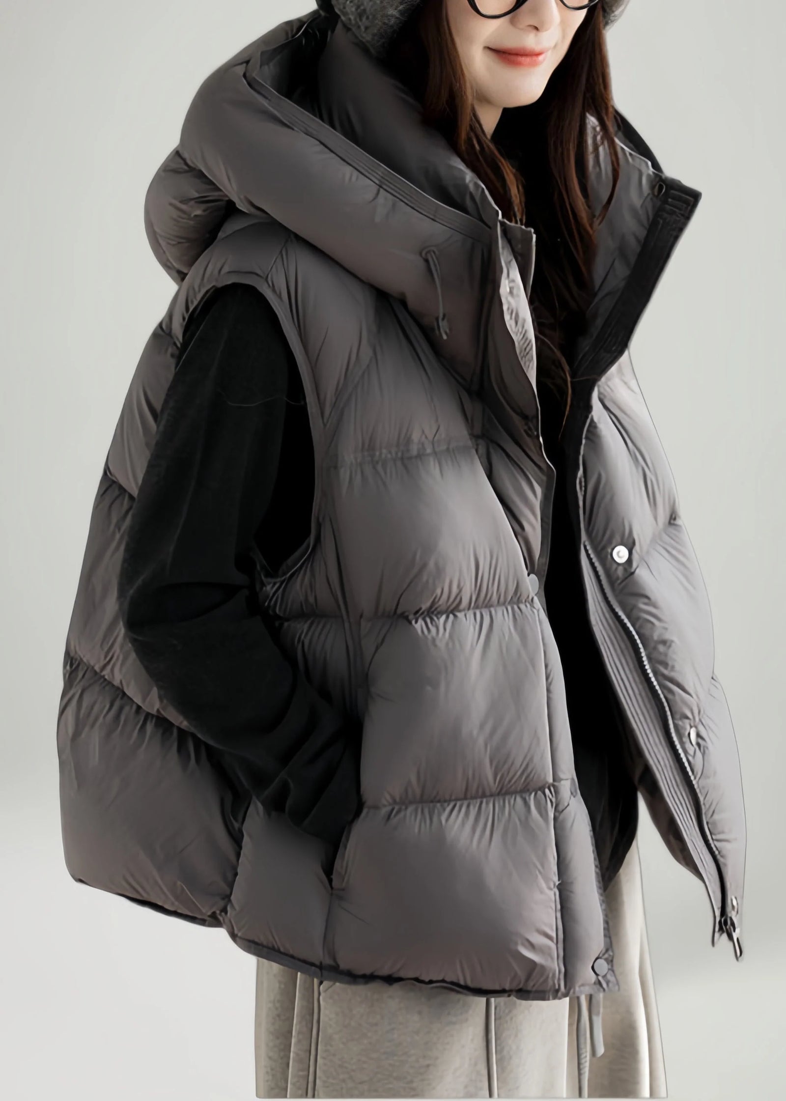 Parka d'hiver homme à capuche coupe ample 1