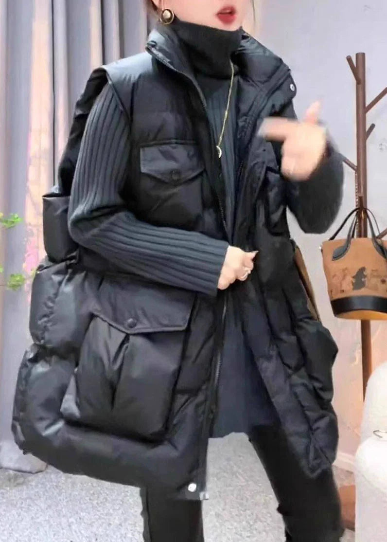 Parka d'hiver pour femme à poches surdimensionnées 1