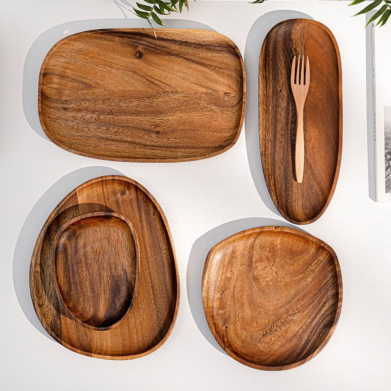 Plateau de Service Minimaliste Ovale Design Unique 0