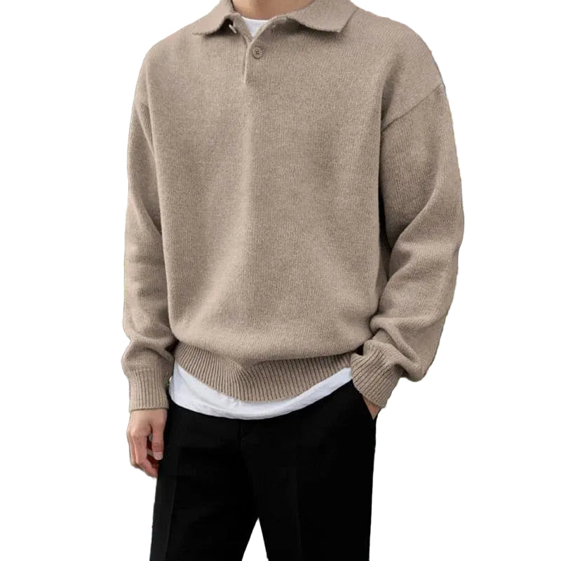 Polo Homme Classique Boutonné Ajusté 0